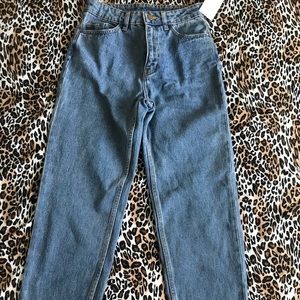 H&M mom washed jeans